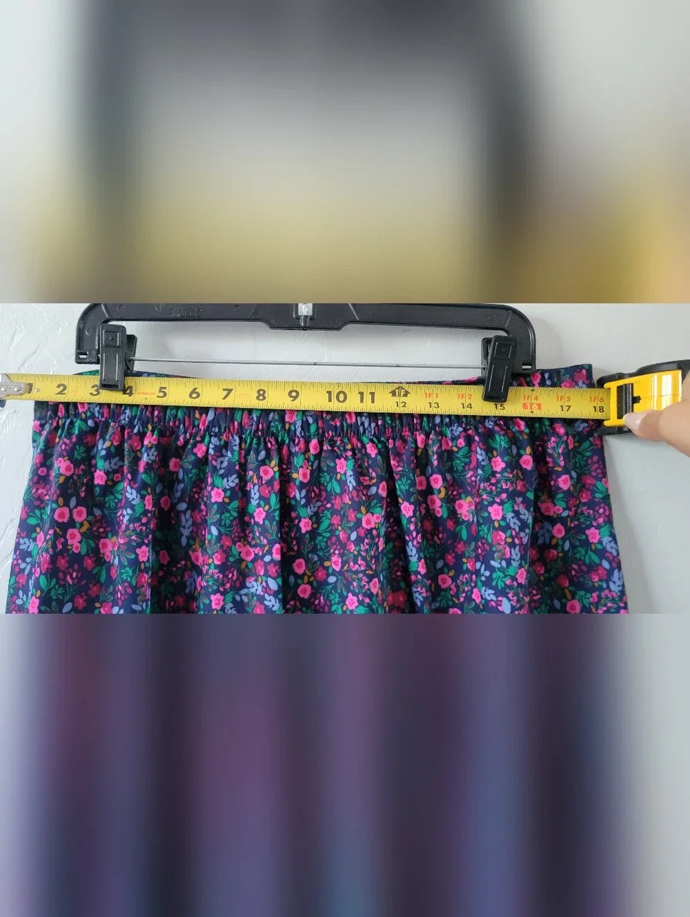 J.Crew XL Floral Mini Skirt Elastic Waist Cottagecore Preppy Fall